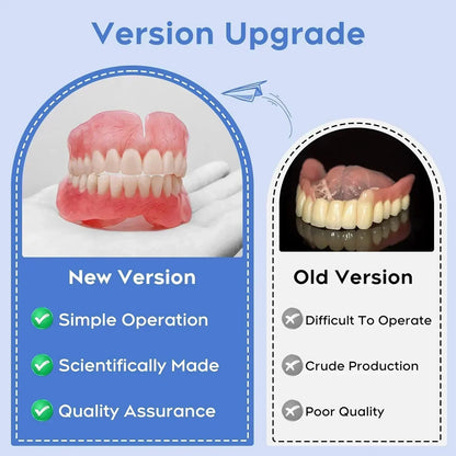 Acezozla® Medical Full Denture with Strong Suction ✅ Made and Shipped from the USA🍀